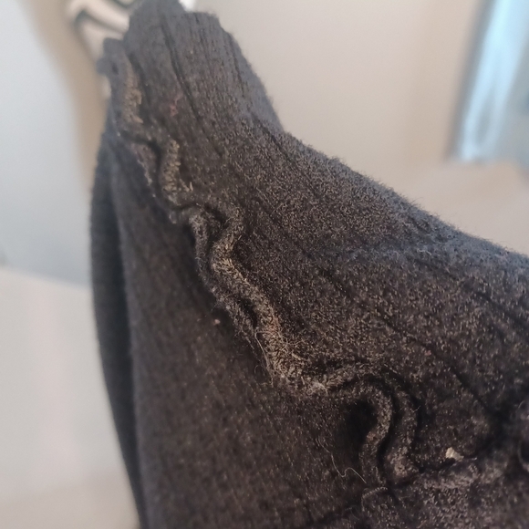 St. John Wool Blend Sleeveless Mockneck Old Money Ribbed Knit Sweater Top - Picture 8 of 13